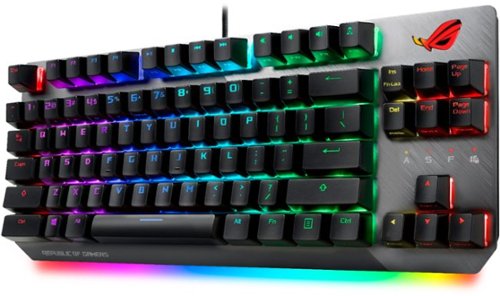 ASUS ROG TKL Wired Mechanical CHERRY MX Switch Gaming Keyboard with RGB Back Lighting - Gray/Black HOW TO BUY
