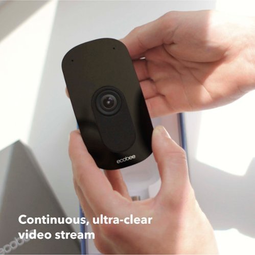 ecobee SmartCamera with voice control - Black/White BUY IN EUROPE