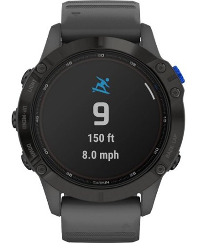 Garmin fēnix 6 Pro Solar GPS Smartwatch 47mm Fiber-Reinforced Polymer - Black WHERE TO BUY