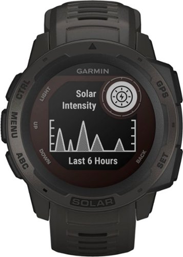 Garmin - Instinct Solar Smartwatch 45mm Fiber-Reinforced Polymer - Graphite
