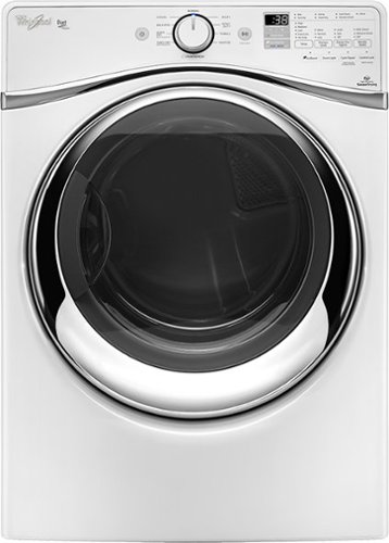 Whirlpool - Duet 7.4 Cu. Ft. 10-Cycle Steam Gas Dryer - White-Front_Standard 