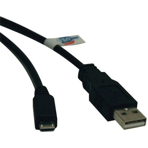 Tripp Lite - 6' USB Type A-to-Micro-USB Cable - Black
