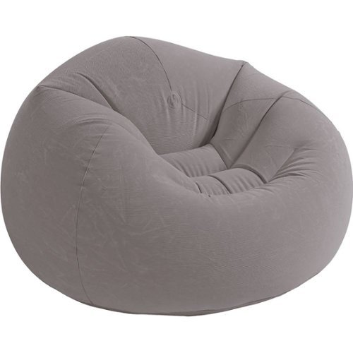 Intex - Beanless Bag Chair - Gray-Angle_Standard 