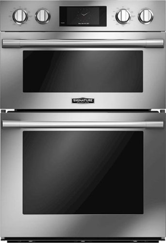 Signature Kitchen Suite - 30" Built-In Double Electric Convection Wall Oven with Built-In Microwave
