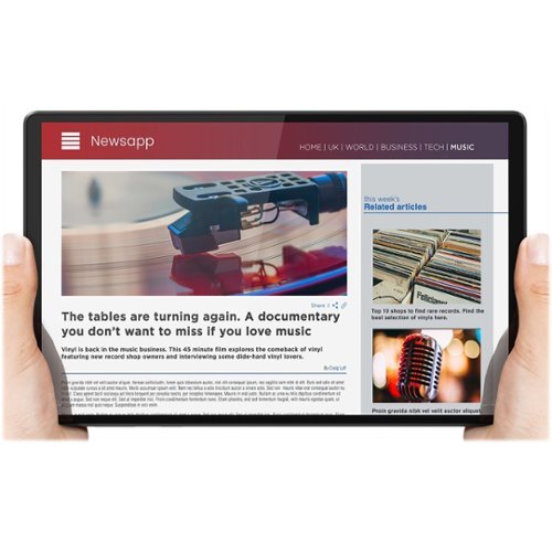 Lenovo Smart Tab M10 FHD Plus with the Google Assistant - 10.3 - Tablet - 32GB - Iron Gray BUY IN AUSTRALIA