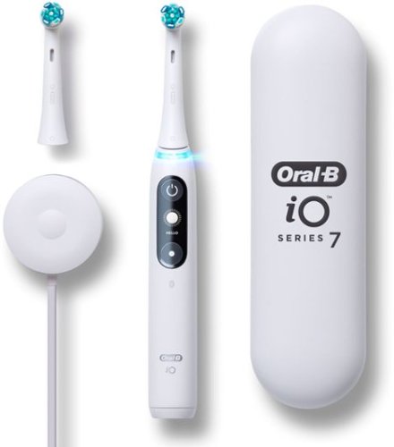 Oral-B iO Series 7 Connected Rechargeable Electric Toothbrush - White Alabaster GLOBAL SHIPPING