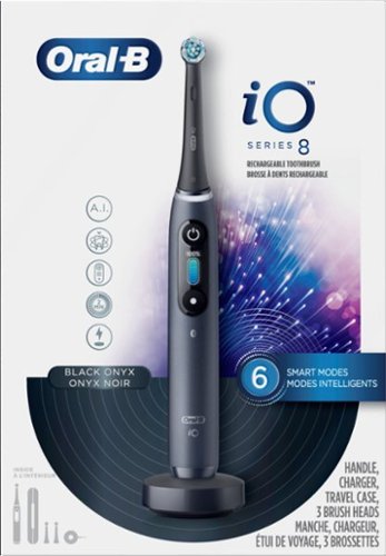 Oral-B - iO Series 8 Connected Rechargeable Electric Toothbrush - Onyx Black