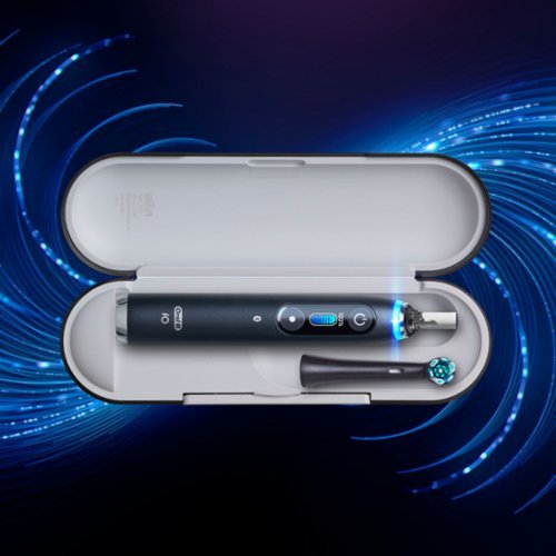 Oral-B iO Series 9 Connected Rechargeable Electric Toothbrush - Onyx Black BUY IN MIDDLE EAST