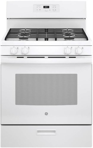 GE - 4.8 Cu. Ft. Freestanding Gas Range - White