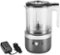 KitchenAid - 5 Cup Cordless Rechargeable Chopper - Matte Charcoal Gray-Front_Standard 