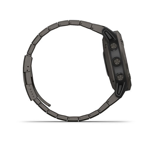 Garmin fēnix 6 Pro Solar GPS Smartwatch 47mm Stainless Steel - Titanium Carbon Gray DLC GLOBAL SHIPPING