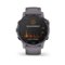 Garmin - fēnix 6S Pro Solar GPS Smartwatch 42mm Stainless Steel - Amethyst Steel-Front_Standard