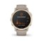 Garmin - fēnix 6S Pro Solar GPS Smartwatch 42mm Fiber-Reinforced Polymer - Light Gold-Front_Standard