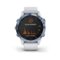 Garmin - Fenix 6 Pro Solar GPS Smartwatch 33mm Fiber-Reinforced Polymer - Mineral Blue-Front_Standard