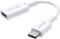 Anker - USB-C to Lightning Female audio adapter - White-Front_Standard