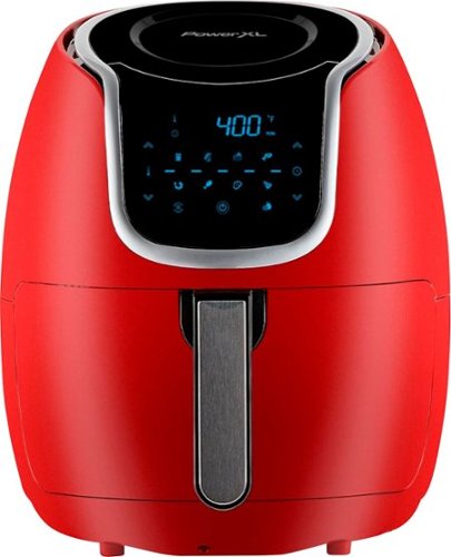 PowerXL - 5qt Digital Hot Air Fryer - Red