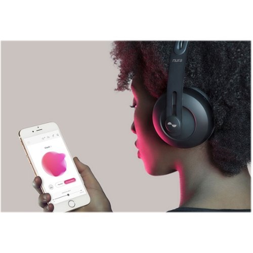 nura phone Wireless Noise Cancelling Over-the-Ear Headphones - Black GLOBAL SHIPPING