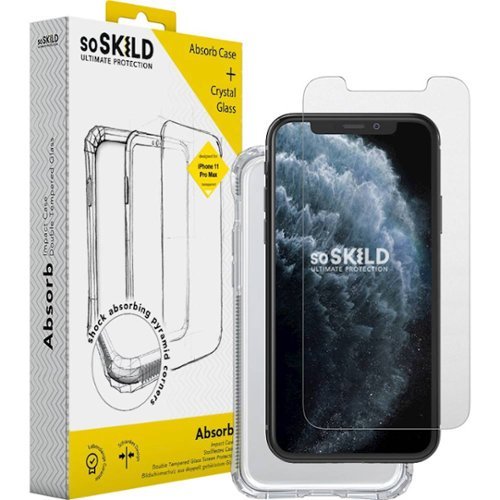 SoSkild Case with Glass Screen Protector for Apple iPhone XS Max - Transparent WHERE TO BUY