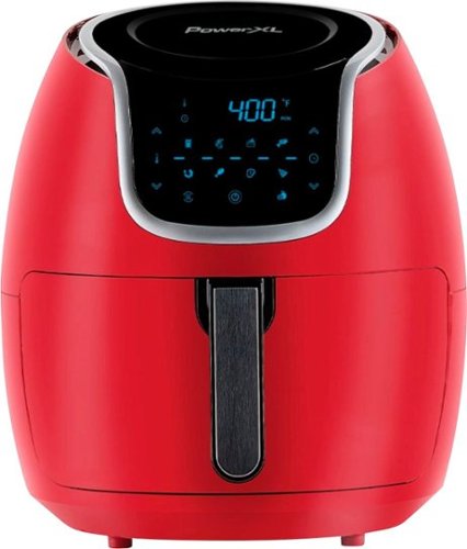 PowerXL - 7QT Digital Air Fryer - Red