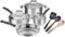 Cuisinart - 10 PC Cookware Set - Stainless Steel-Angle_Standard