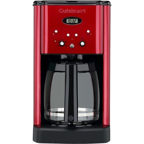 Cuisinart - Brew Central 12-Cup Coffee Maker with Water Filtration - Red-Front_Standard 