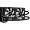CORSAIR - iCUE H100i RGB PRO XT 120mm Liquid CPU Cooler - Black/White-Front_Standard