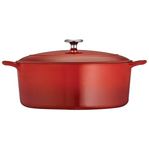Tramontina - Gourmet 7-Quart Covered Dutch Oven - Red