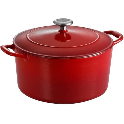 Tramontina - Gourmet 6.5-Quart Covered Dutch Oven - Red