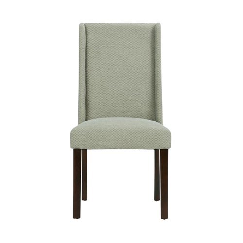 Simpli Home - Sotherby Contemporary Woven Fabric Dining Chairs (Set of 2) - Mist