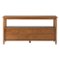 Simpli Home - Warm Shaker SOLID WOOD 60 inch Wide Transitional Wide Console Sofa Table - Light Golden Brown-Front_Standard
