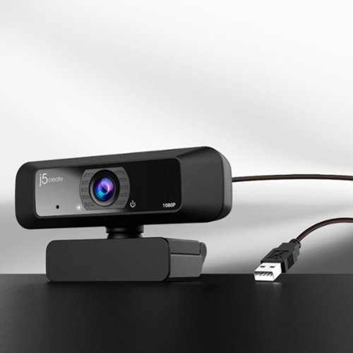 j5create USB HD Webcam with 360° Rotation - Black WORLDWIDE DELIVERY