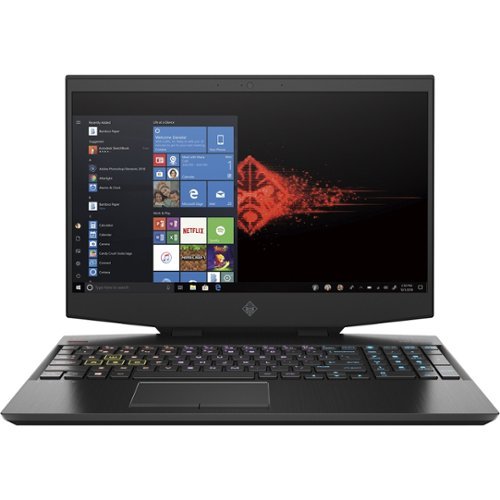 HP OMEN - 15.6" Gaming Laptop - Intel Core i7 - 16GB Memory - NVIDIA GeForce RTX 2070 - 512GB SSD-Front_Standard 