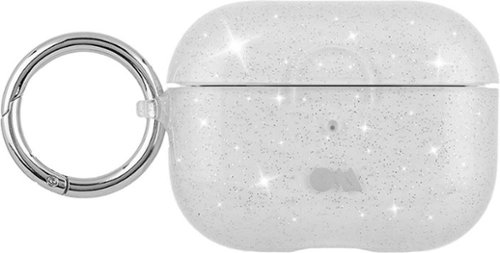 Case-Mate - Case for Apple AirPods Pro - Clear/Silver-Front_Standard 