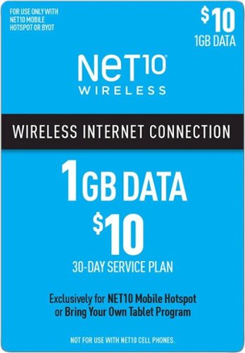 Net10 - $10 Mobile Hotspot 1 GB Data Plan (Email Delivery) [Digital]