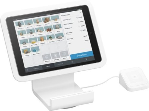 Square - Stand for contactless and chip (for 10.2” & 10.5” iPads) - White