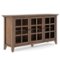 Simpli Home - Acadian SOLID WOOD 62 inch Wide Transitional Wide Storage Cabinet - Rustic Natural Aged Brown-Front_Standard