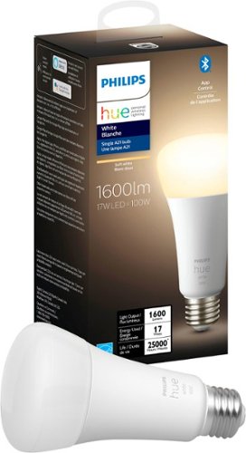Philips - Hue White 100W A21 Smart Bulb