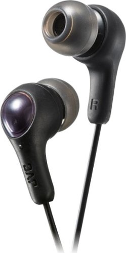 JVC - Wired Gumy Plus In Ear Headphones - Black