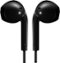 JVC - Wired Earbud with Microphone and Remote - Black-Front_Standard 