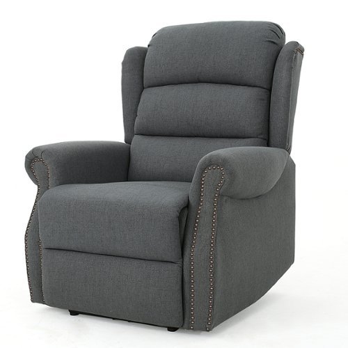 Noble House - Marietta Power Recliner - Charcoal-Left_Standard 