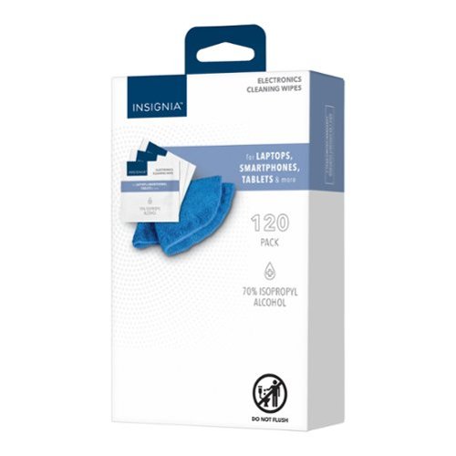 Insignia™ 70% Alcohol Electronic Cleaning Wipes (120-Pack) - White WHERE TO BUY