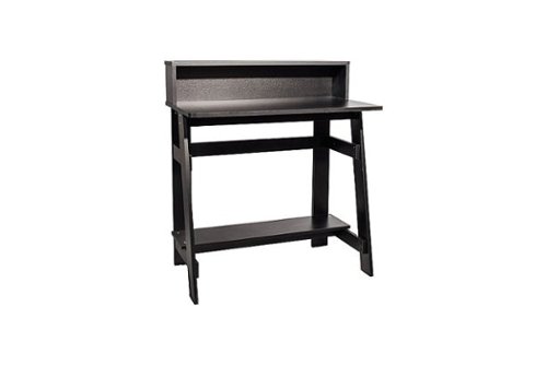 OneSpace - Lennox Computer Desk with Hutch - Black