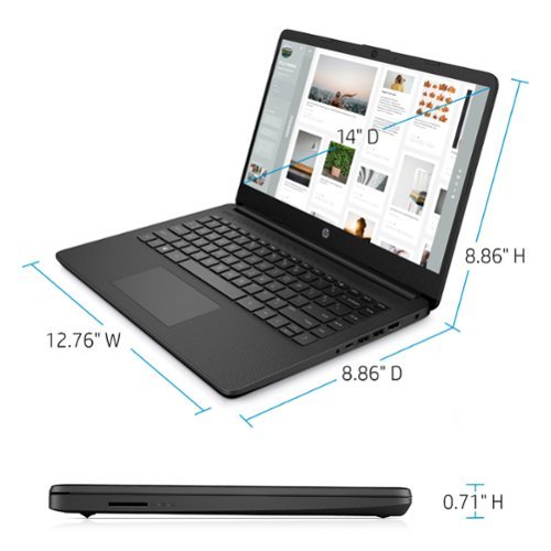 HP 14 Laptop - AMD Athlon Silver - 4GB Memory - 128GB SSD SHOP ONLINE