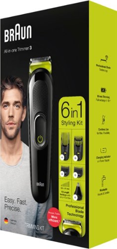Braun 6-in-1 Trimmer MGK3221 - Volt Green WORLDWIDE DELIVERY