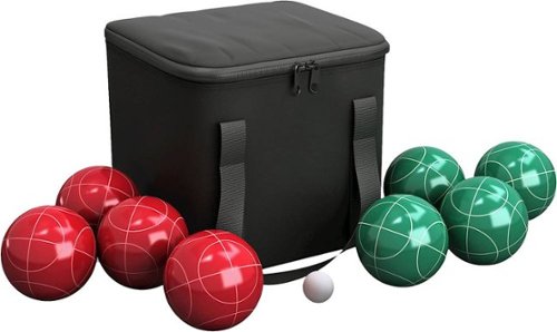 Hey! Play! - Bocce Ball Set - Red/Green-Angle_Standard 