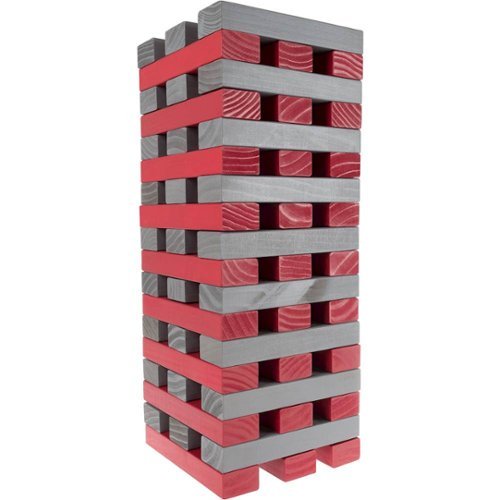  Hey! Play! - Nontraditional Giant Wooden Blocks Tower Stacking Game