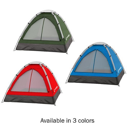 Wakeman - 2-Person Pop-Up Tent - Water-Resistant Round Dome Tent for Camping, Hiking, Backpacking w/ Rainfly and Carrying Case - Green-Alt_View_Standard_19 