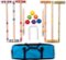 Hey! Play! - Croquet Set with Carrying Case - Blue/Yellow/Orange/Red/Green/Purple/Light Blue-Front_Standard