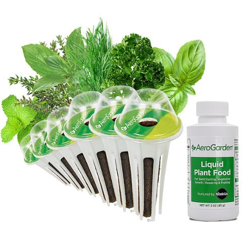 AeroGarden - Gourmet Herbs (6-Pod) - Green