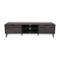 CorLiving - Cole Collection TV Stand with Cabinets for Most TVs up to 85" - Dark Gray-Front_Standard